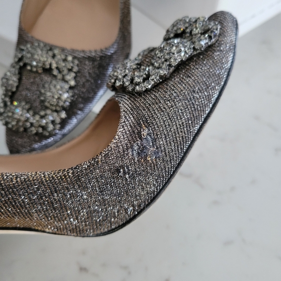 Manolo Blahnik Hangisi Jeweled Heels - Picture 5 of 10